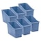 Teacher Created Resources Book Bin, Plastic, Blue, 6 PK TCR20459 - alternate 1